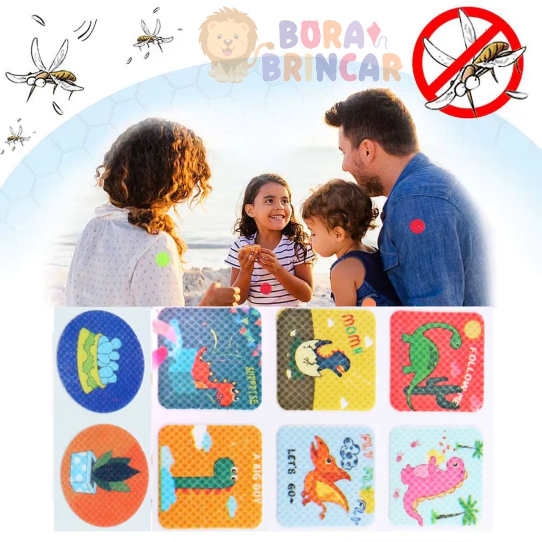 ADESIVIDA 100% Natural -🚫 Xô Dengue, Pernilongos...Adesivo Repelente 100% Natural da Bora Brincar