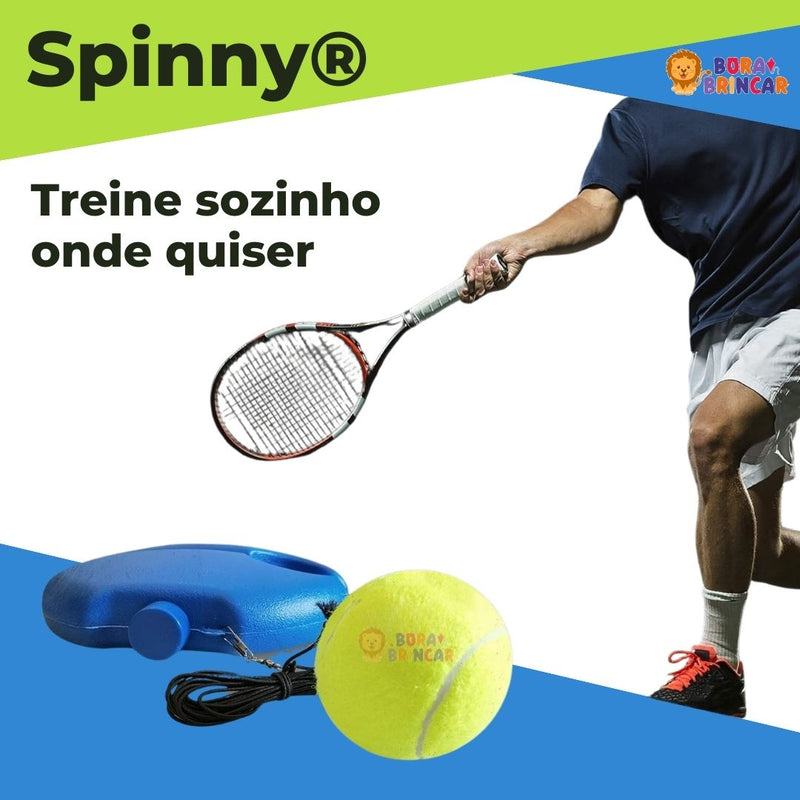 SPINNY™ - Evolua 10x mais rápido. Treinador de tênis solo da Bora brincar