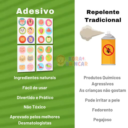 ADESIVIDA 100% Natural -🚫 Xô Dengue, Pernilongos...Adesivo Repelente 100% Natural da Bora Brincar