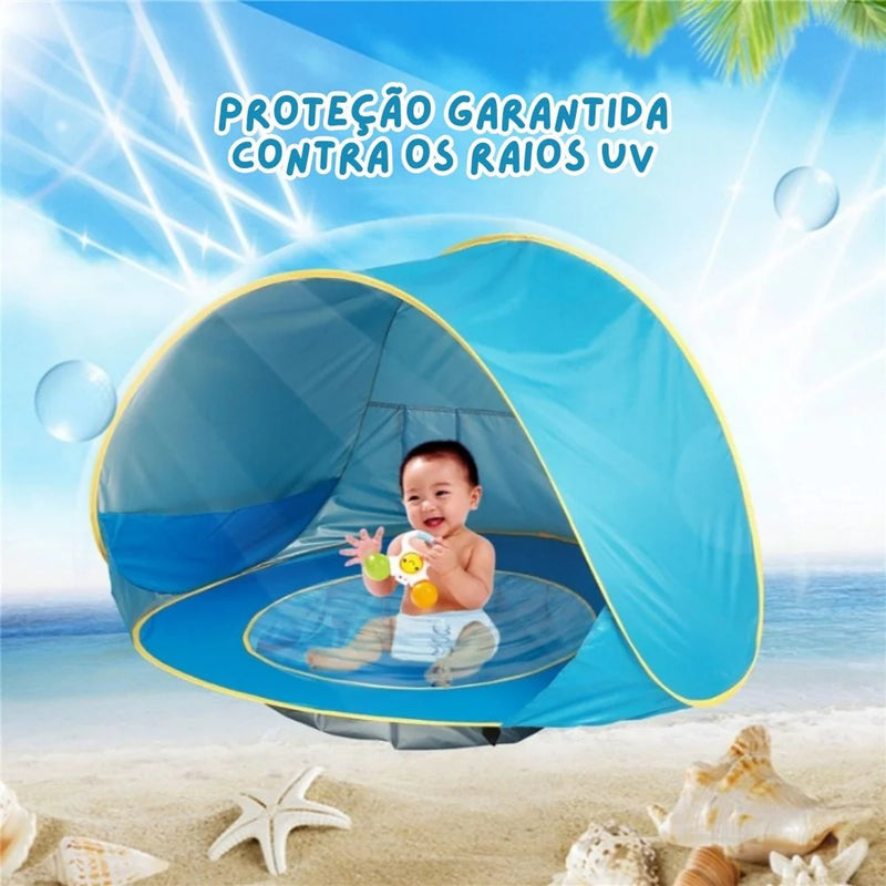 Tenda de praia impermeável para bebês - Bora Brincar