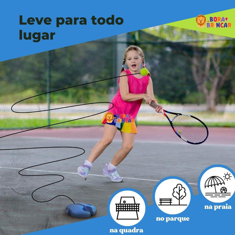 SPINNY™ - Evolua 10x mais rápido. Treinador de tênis solo da Bora brincar