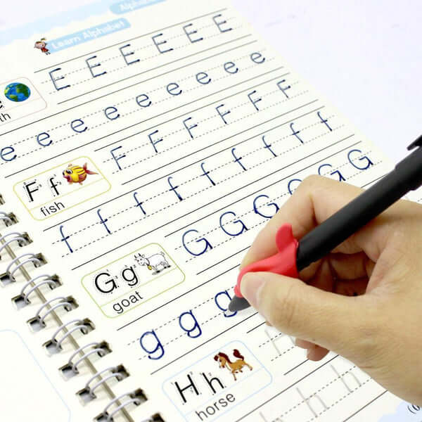 Kit Mágico com 4 Livros de Caligrafia Montessori