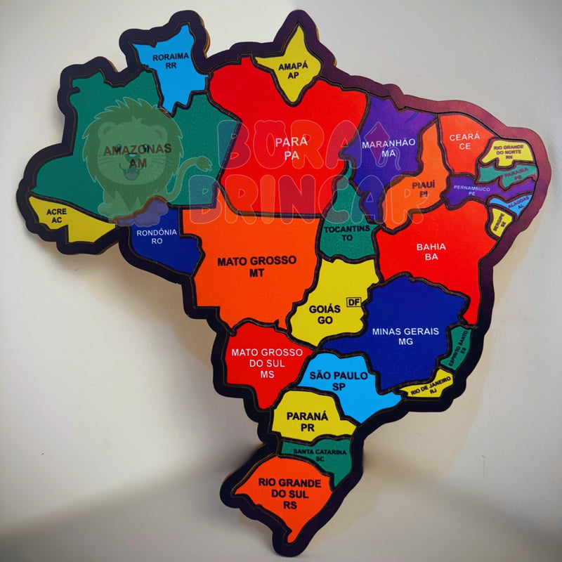 GeoBrasil - Quebra-Cabeça Educativo do Mapa do Brasil