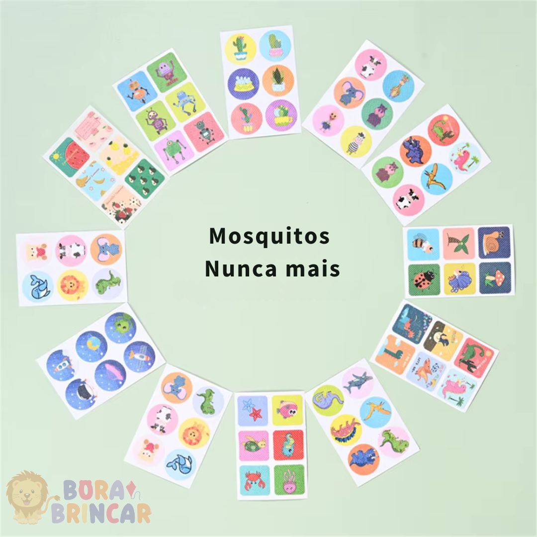 ADESIVIDA 100% Natural -🚫 Xô Dengue, Pernilongos...Adesivo Repelente 100% Natural da Bora Brincar