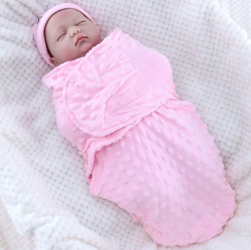 Saco de Dormir Bebê Cueiro Dupla Face Com Sherpa e Softbolha