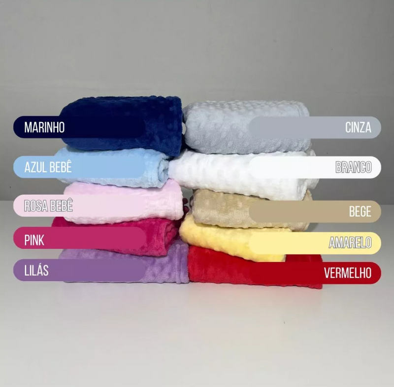 Cobertor de Bebê Soft Mantinha Extra Macia